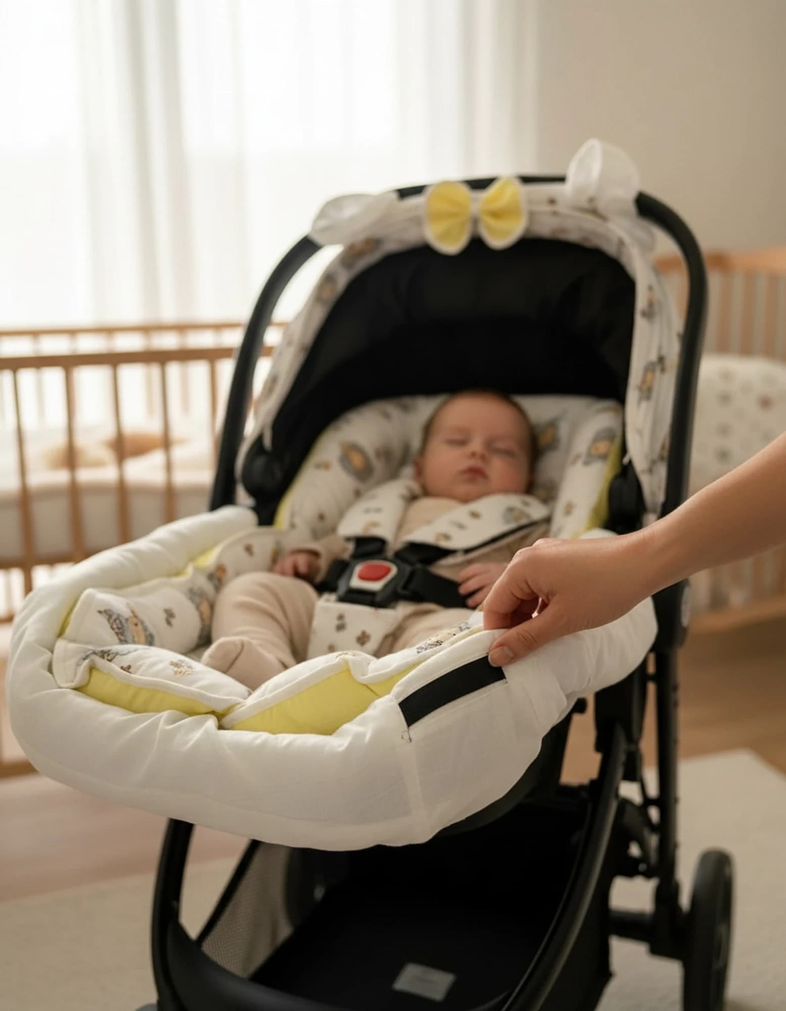 3lu Puset Ortusu/ - Puset Minderi - Puset Carsafi Kuzu Muslin Firfirli Kuzu