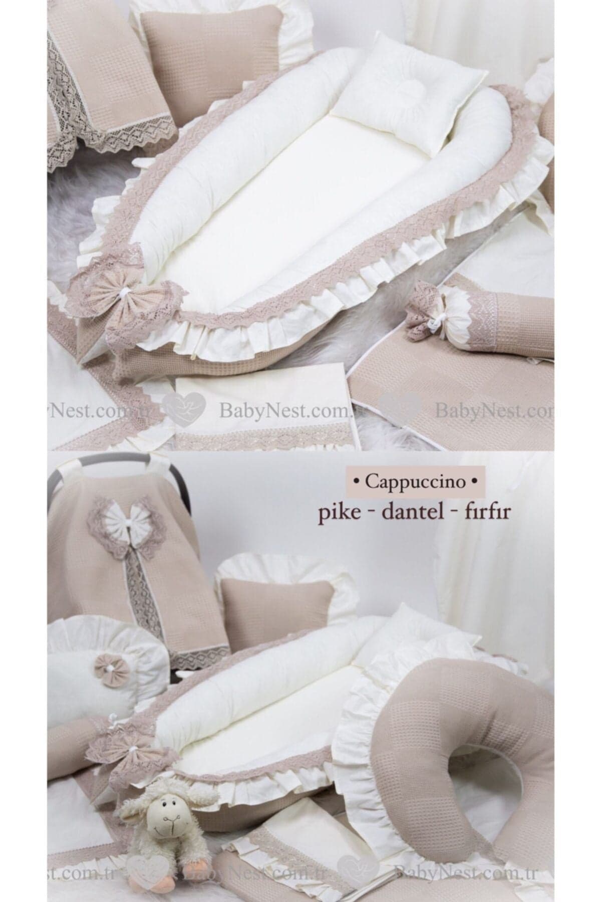 Full Ozel Set Firfirli Pike Ve Dantelli