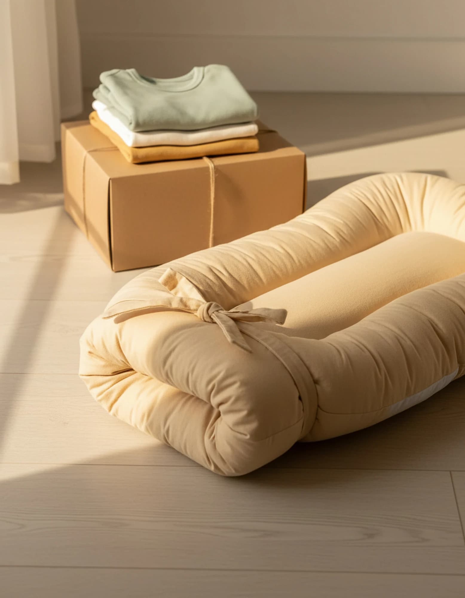 Oval Bebek Yataklari - Yatagi Duz Renkler BabyNest görsel 10