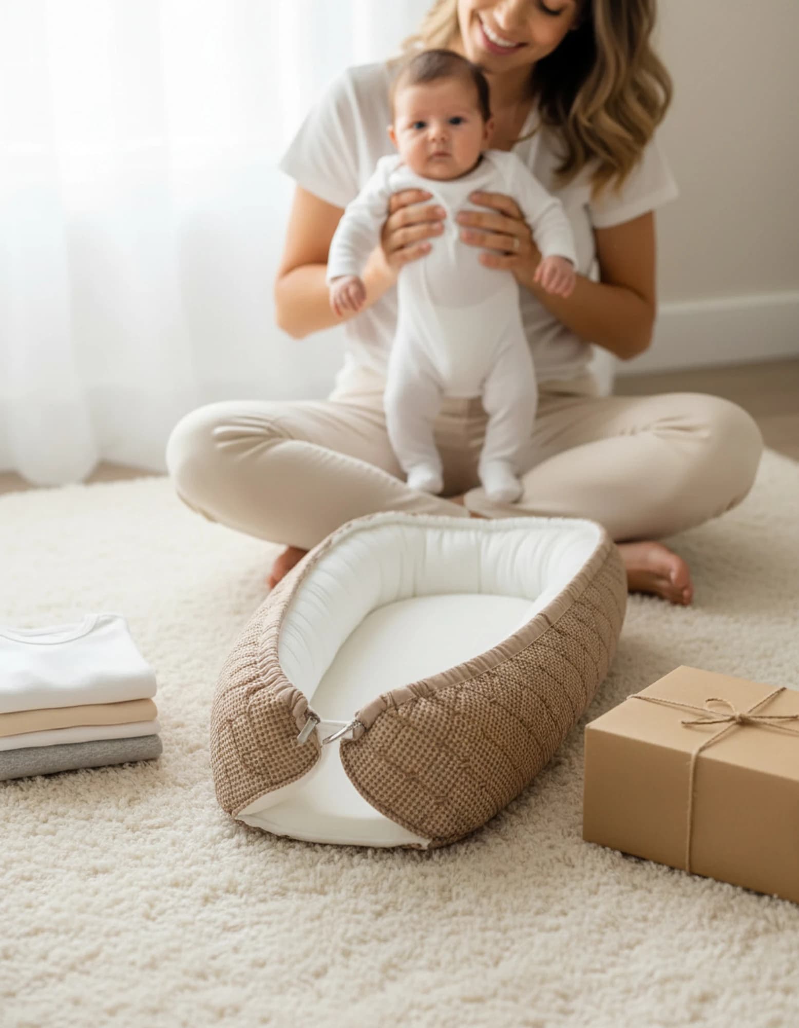 Tasinabilir Bebek Cantasi, Babynest, Anne Cantasi, Yatak Cantasi BabyNest görsel 6