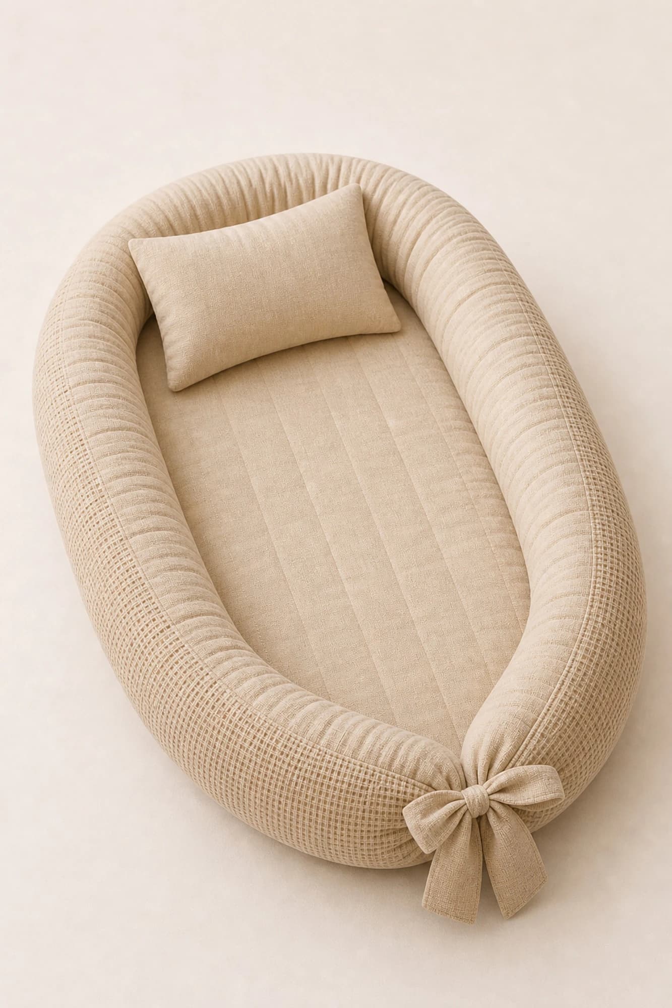 Yatak - Ortopedik Yastik Pike Ve Pamuk Kumas Desenli BabyNest BabyNest görsel 2