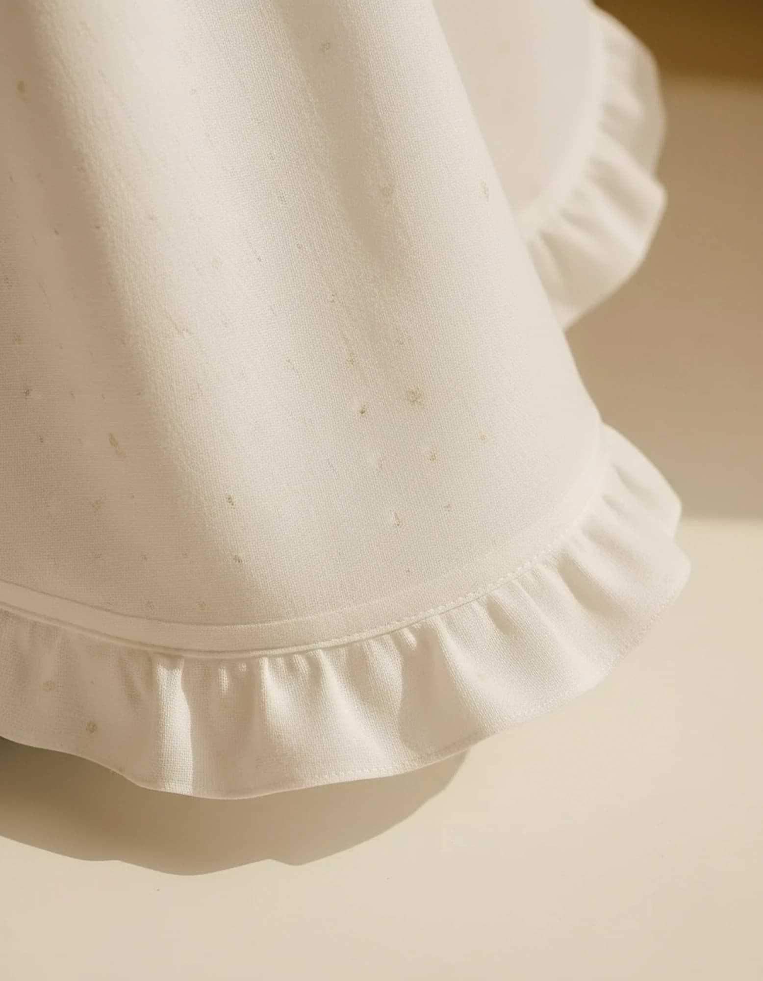 Puset Ortusu/bebek Arabasi Ortusu %100  Beyaz Muslin Komple Firfirli