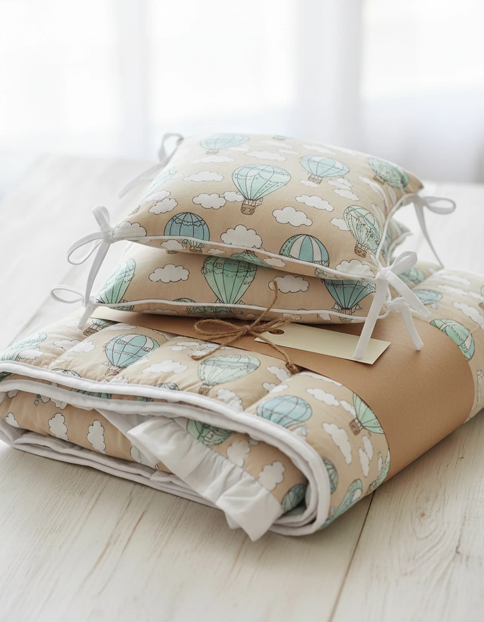 Muslin Ortu Cift Katli Puantiye Desen Ve Duz Gri BabyNest görsel 7