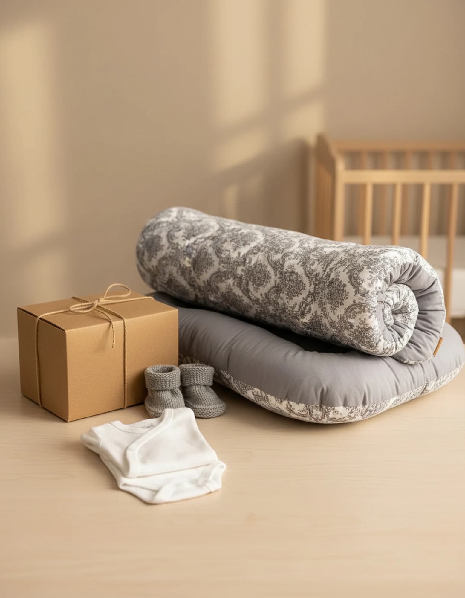 Oval Bebek Yatak Cift Yonlu Elegant Gri Model BabyNest görsel 10
