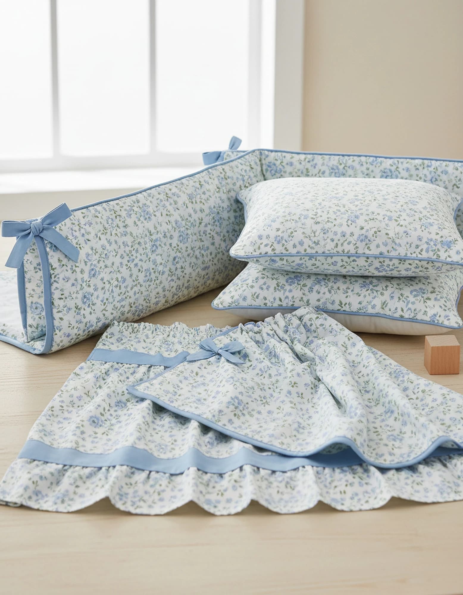 Full Set 9 Parca Ihtiyac Urunleri Krem Yildiz Krem Cizgili BabyNest görsel 11