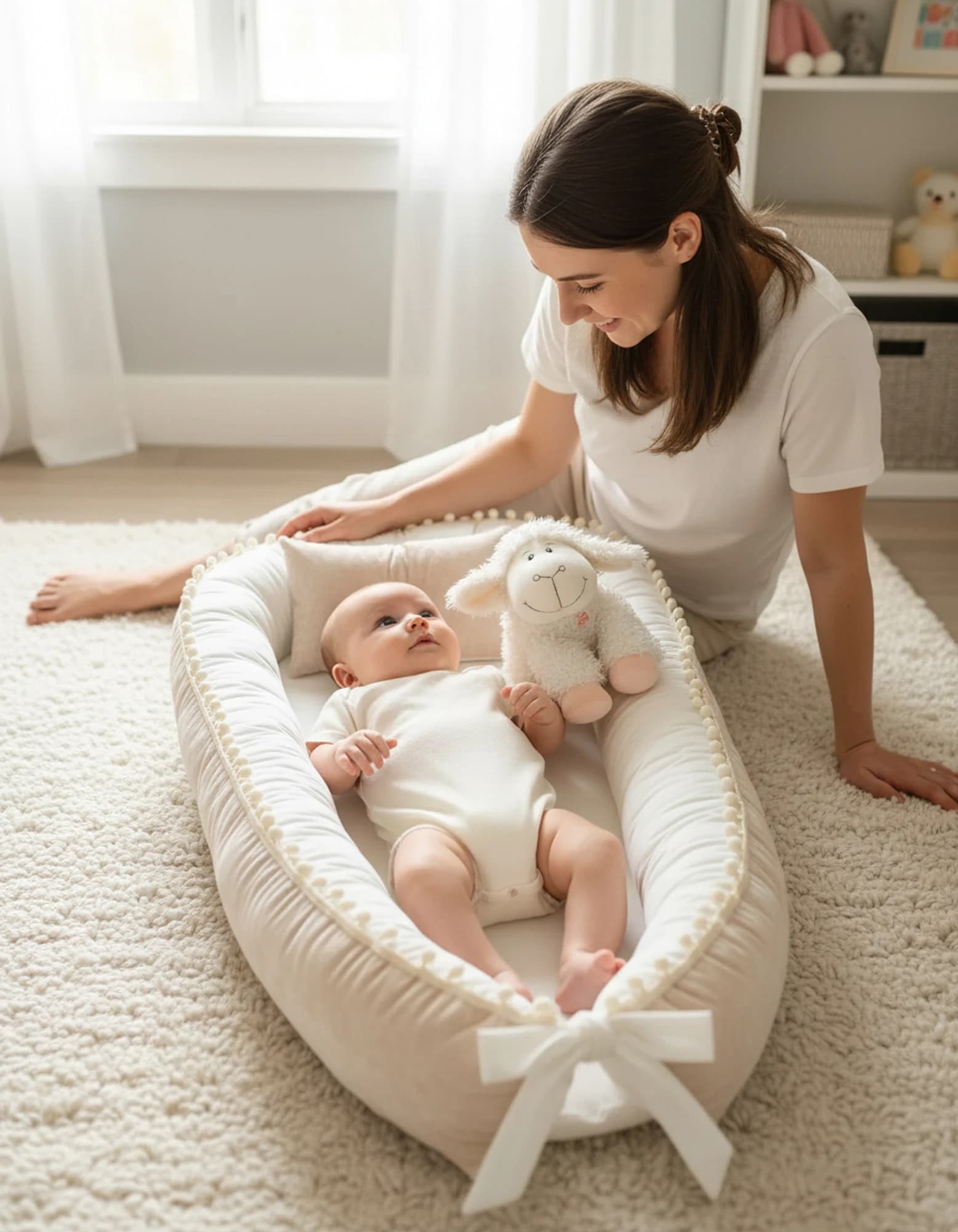 Yatak Ve Ortopedik Yastik Natural Ponpon Seri BabyNest görsel 2