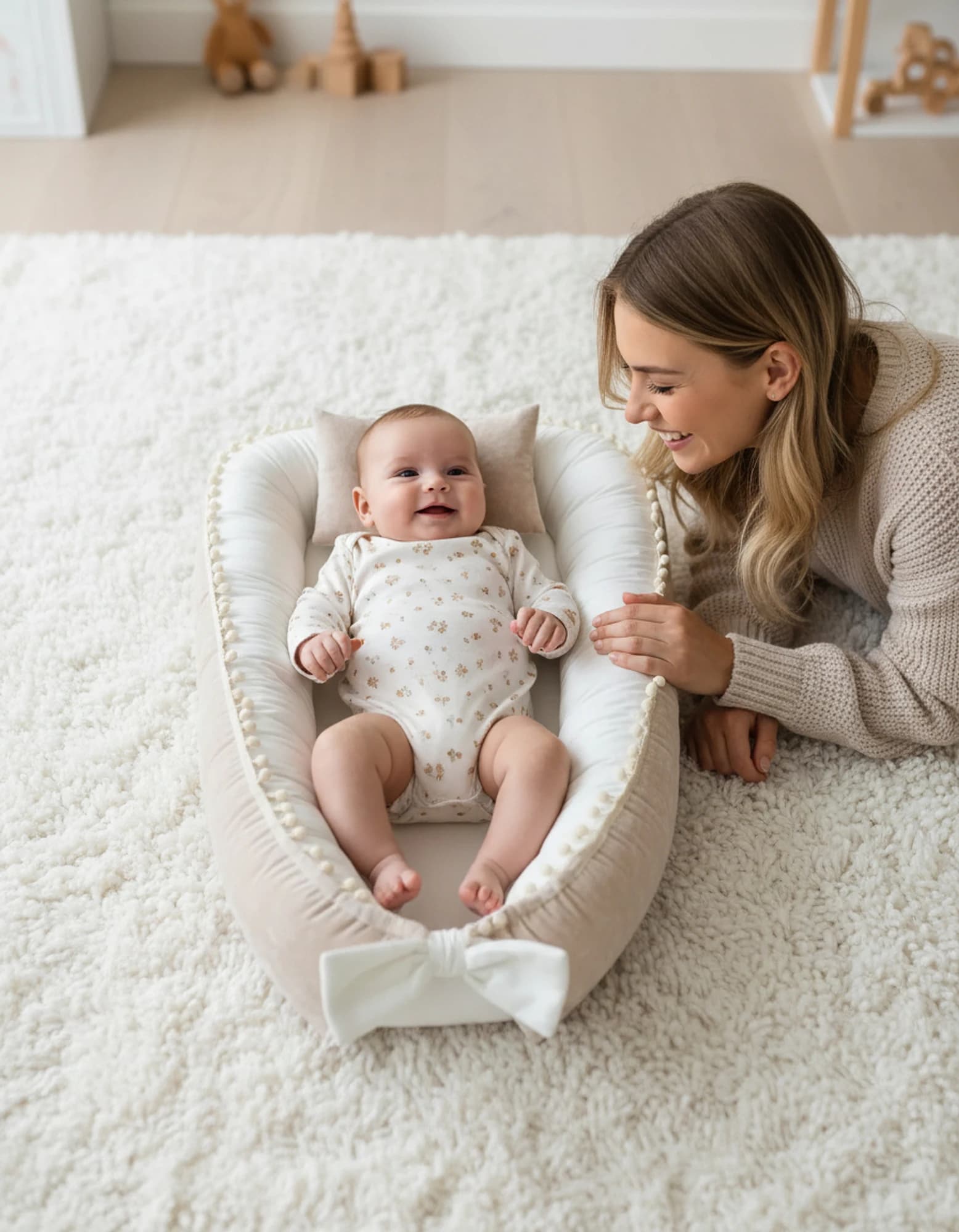 Yatak Ve Ortopedik Yastik Natural Ponpon Seri BabyNest görsel 5