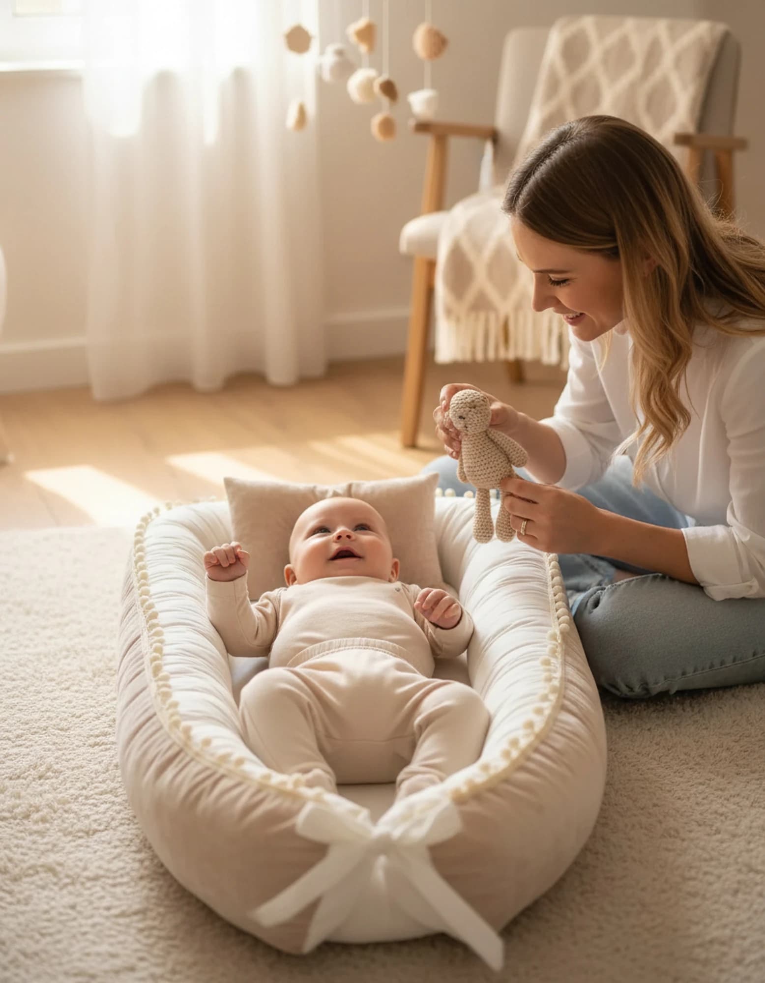 Yatak Ve Ortopedik Yastik Natural Ponpon Seri BabyNest görsel 7