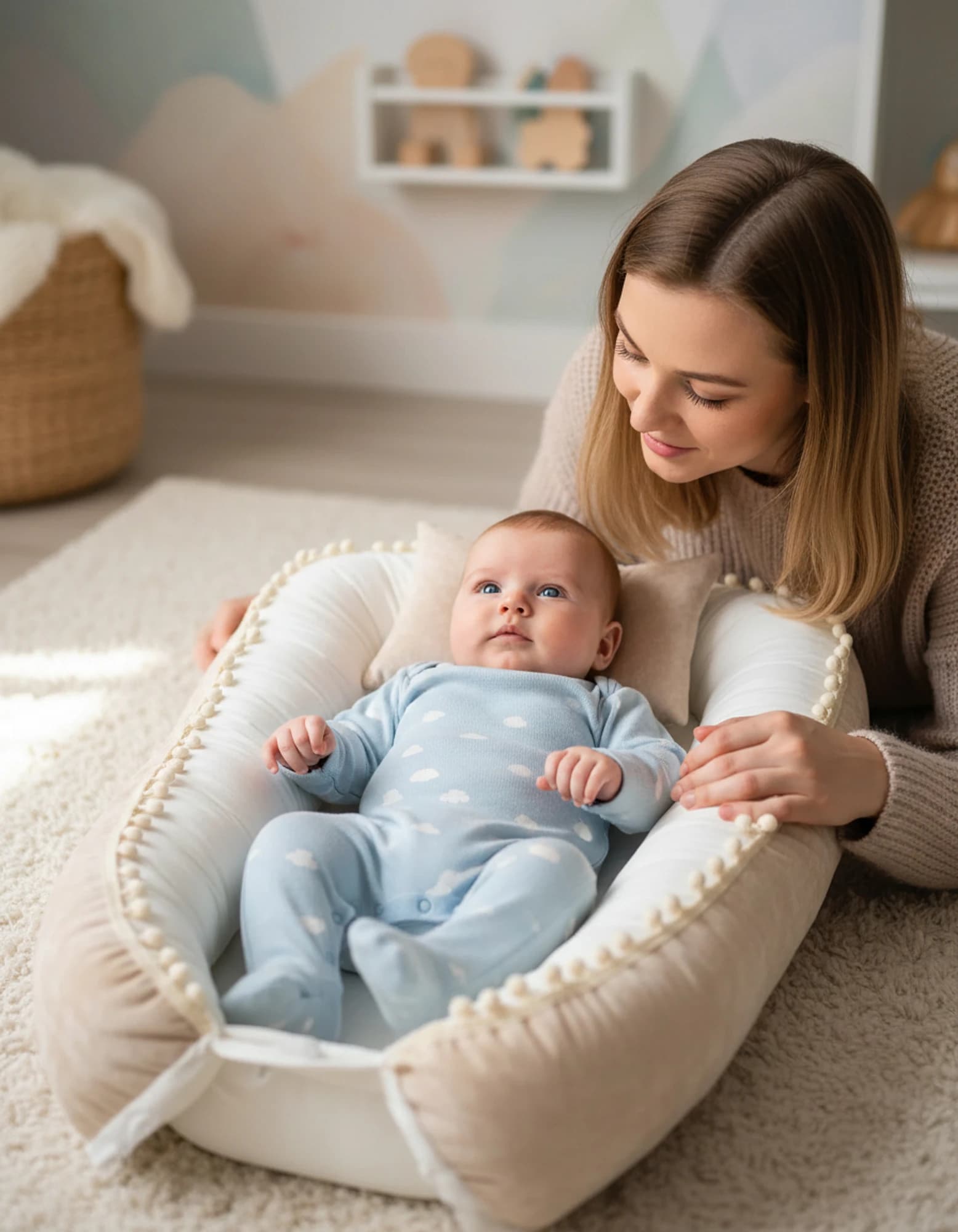 Yatak Ve Ortopedik Yastik Natural Ponpon Seri BabyNest görsel 8