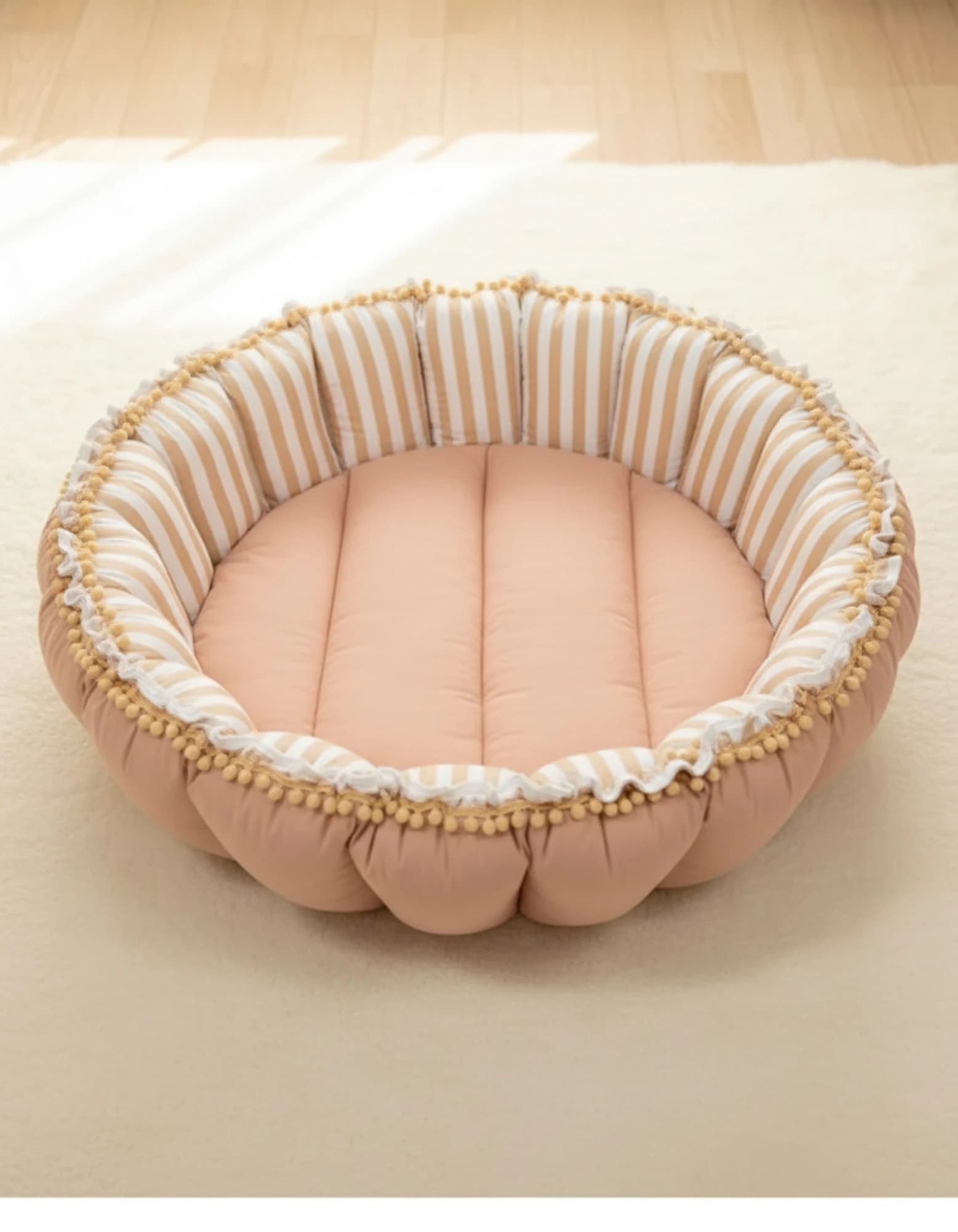Yuvarlak Oyun Minderi BabyNest görsel 3