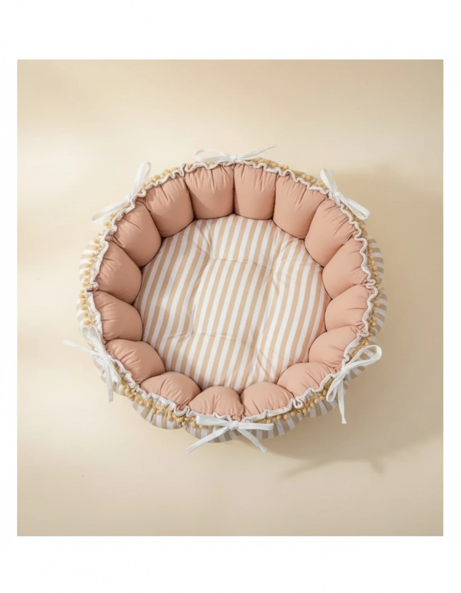 Yuvarlak Oyun Minderi BabyNest görsel 4