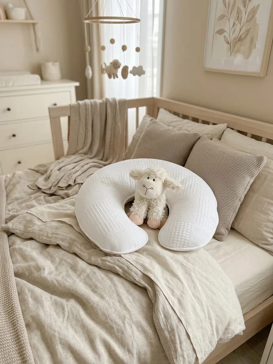 Beyaz Krem Fırfırlı 11 parça BabyNest Seti
