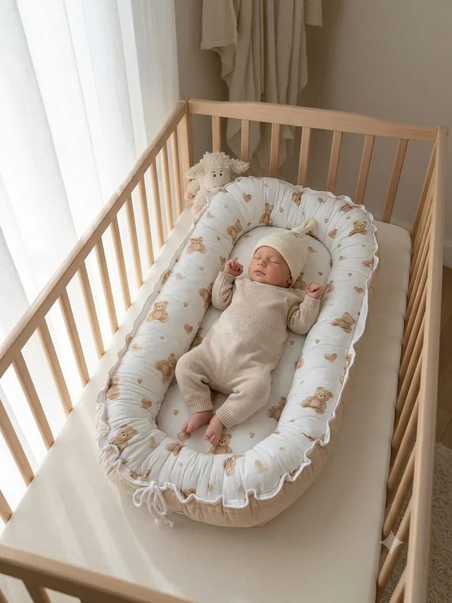Oval yenidoğan Beşik içi babynest Ayıcıklar