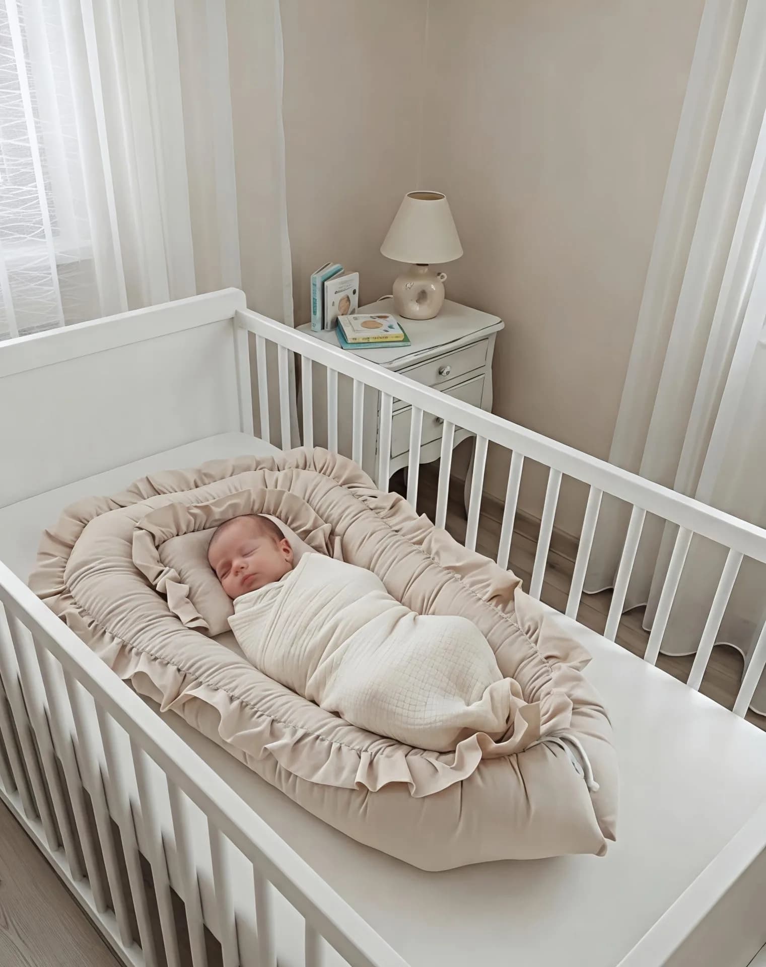 Babynest Fırfırlı Bej