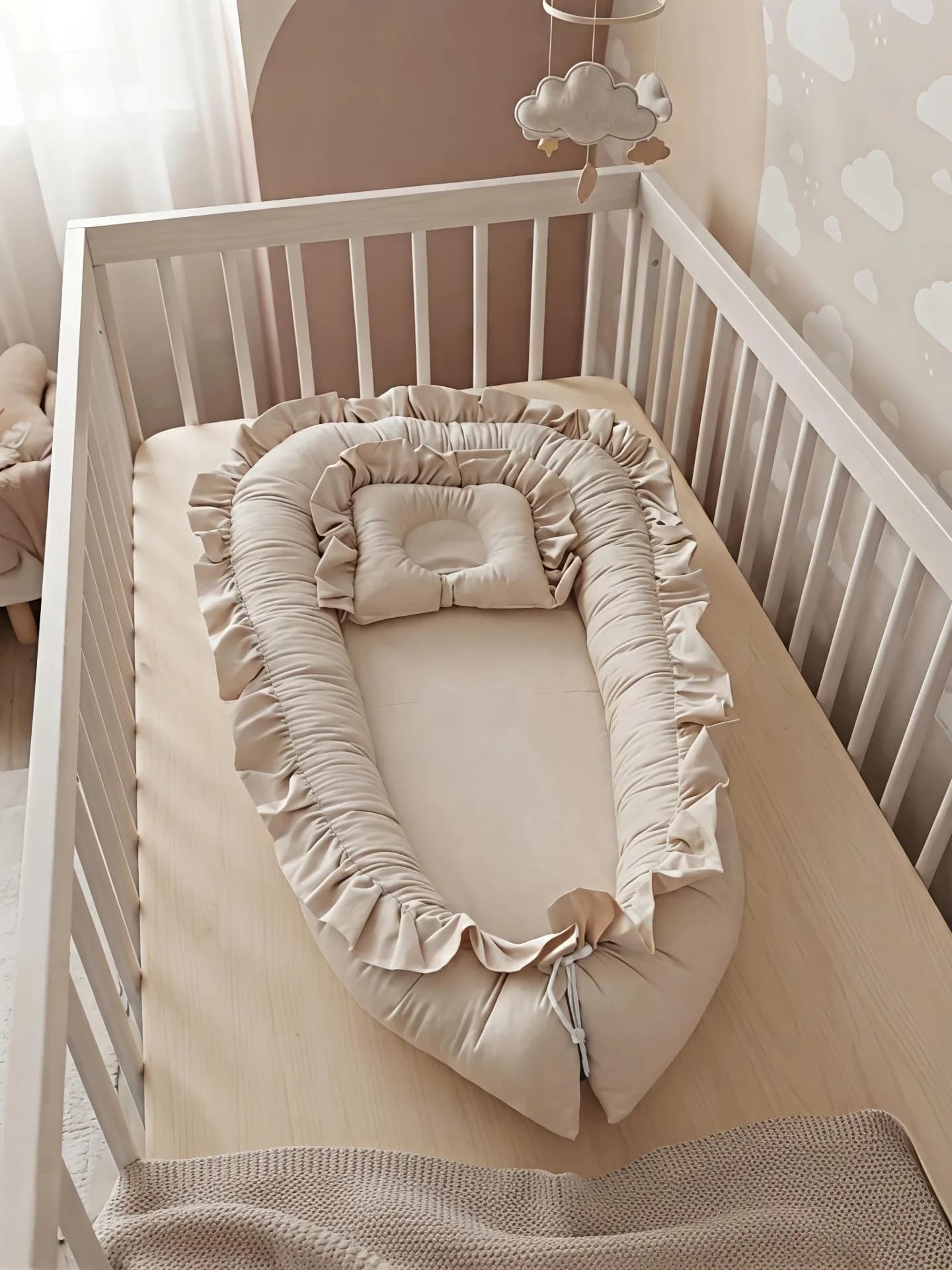 Babynest Fırfırlı Bej