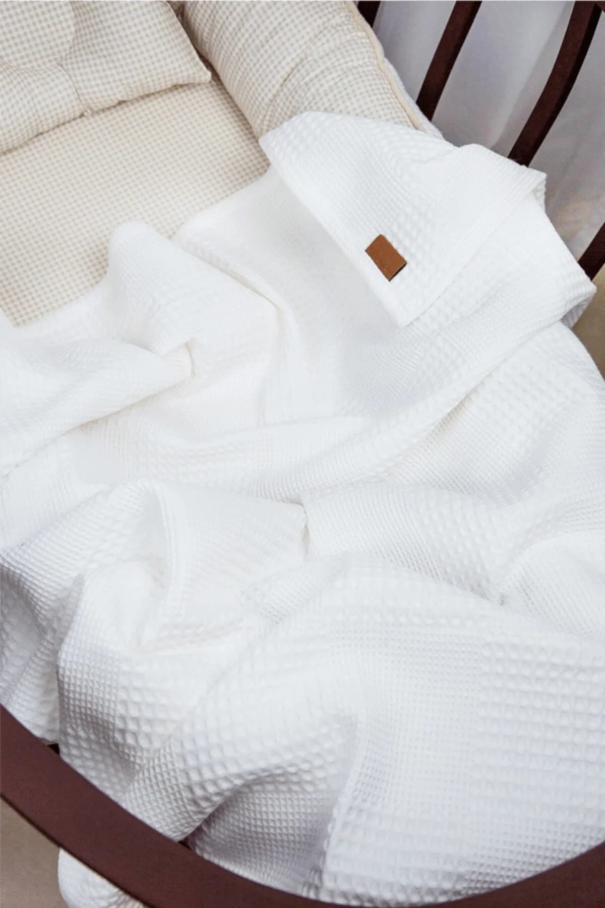 Bebek Pikesi Beyaz Renk Yeni 90x90cm BabyNest