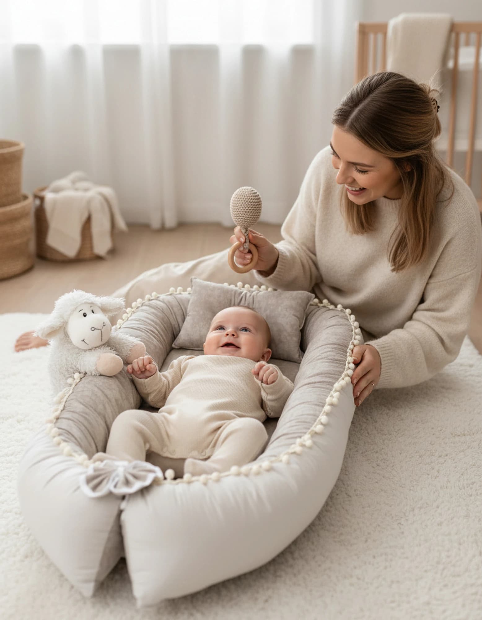 Yatak Ve Ortopedik Yastik Natural Ponpon Seri