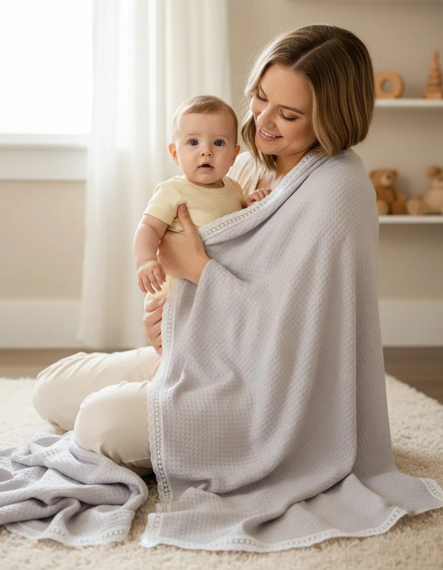 Bebek Pikesi Dantelli Orme Pike BabyNest görsel 2