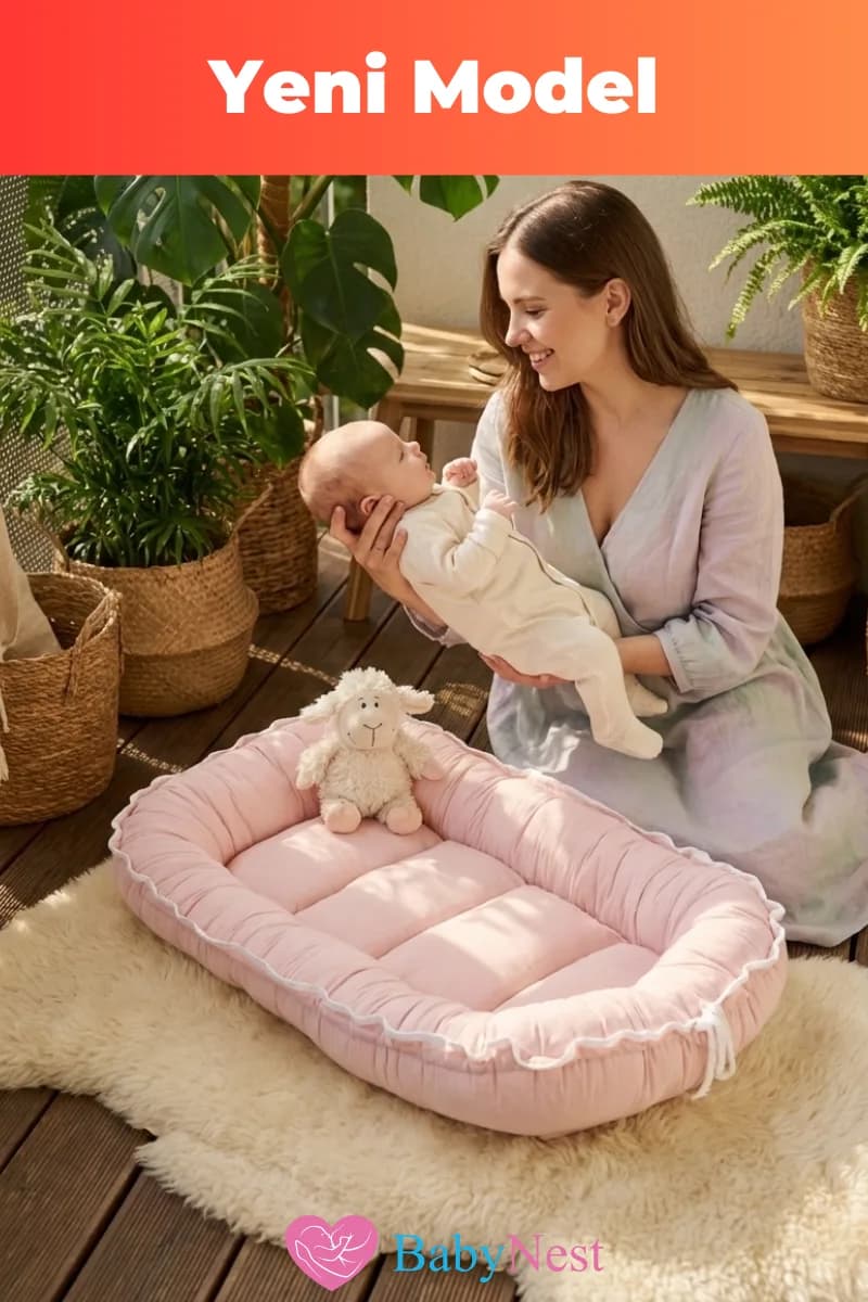Bebek Pembesi Premium Yenidoğan Bebek Destek Minderi – Ergonomik, Anti-Alerjik, Ultra Yumuşak Bebek Uyku ve Dinlenme…