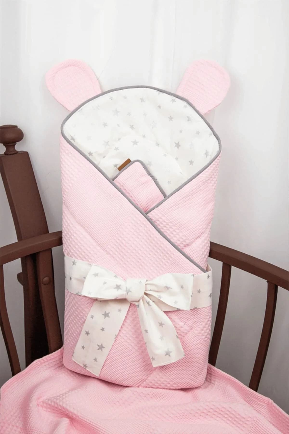 Kundak Pikeli Ve Pamuklu Pembe BabyNest