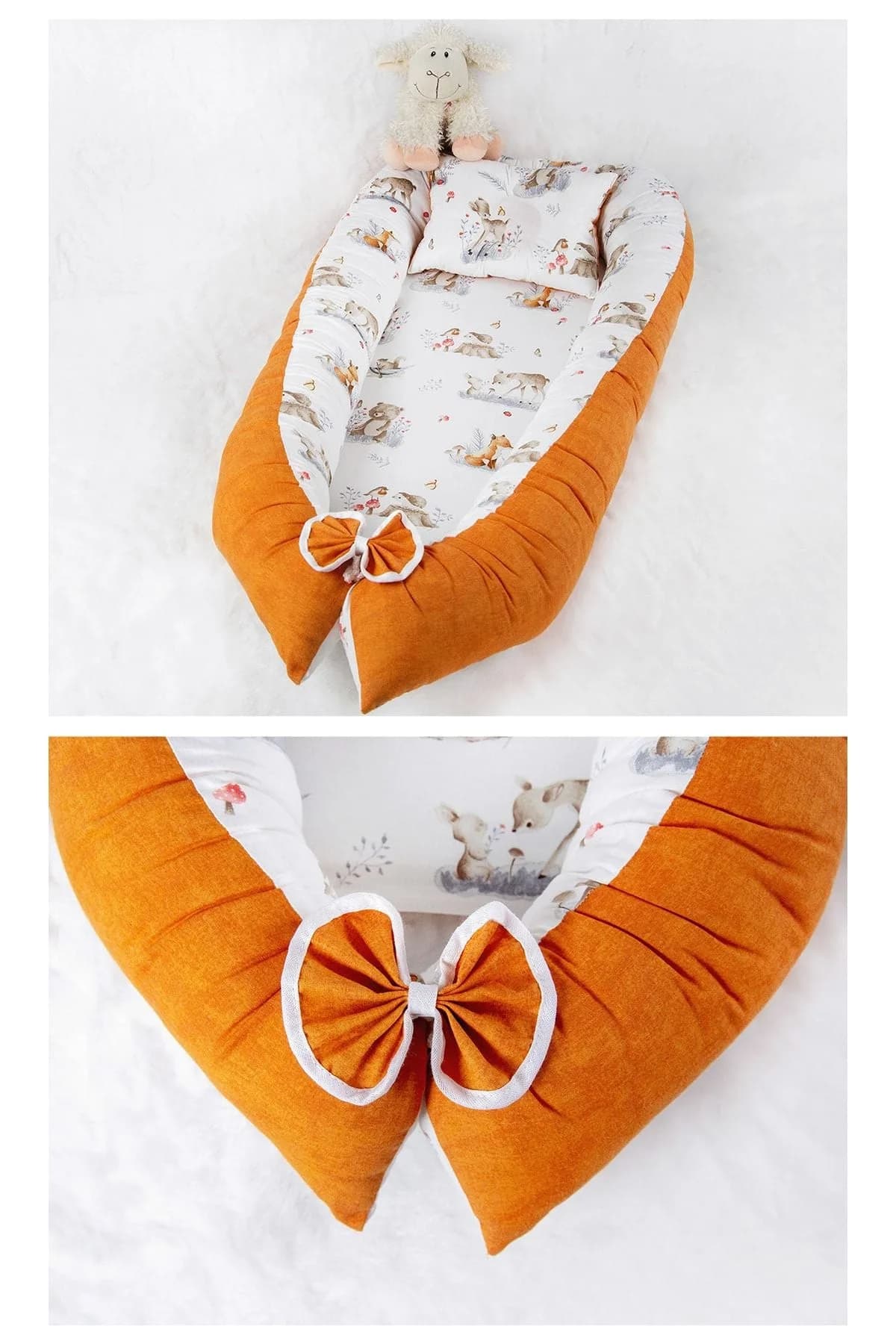 Yatak Ve Ortopedik Yastik Sevimli Dostlar Natural Renkler BabyNest