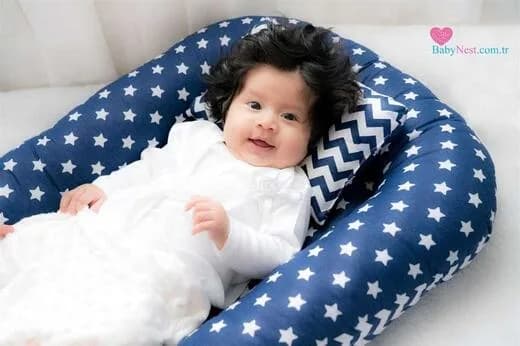 BabyNest lacivert yıldızlı model