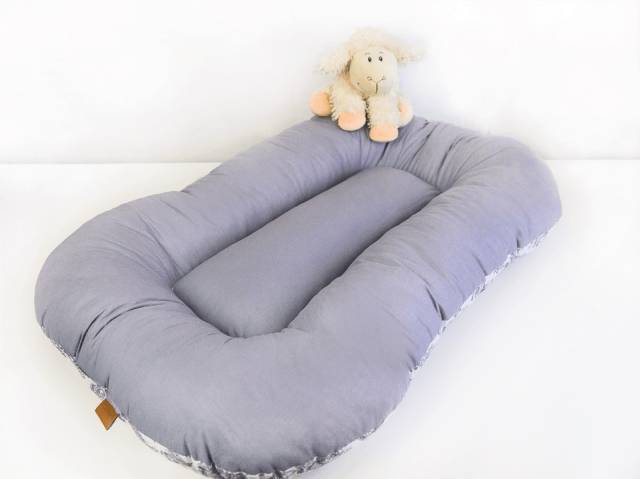 Oval BabyNest Gri Elegant