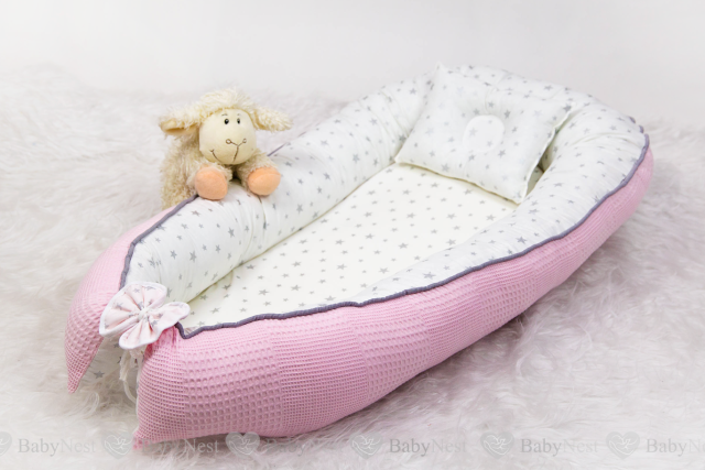 BabyNest Pembe Pike ve Gri Yıldız