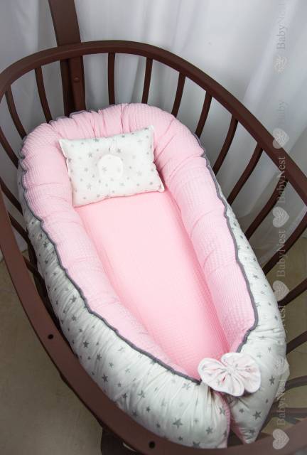 BabyNest Pembe Pike ve Gri Yıldız