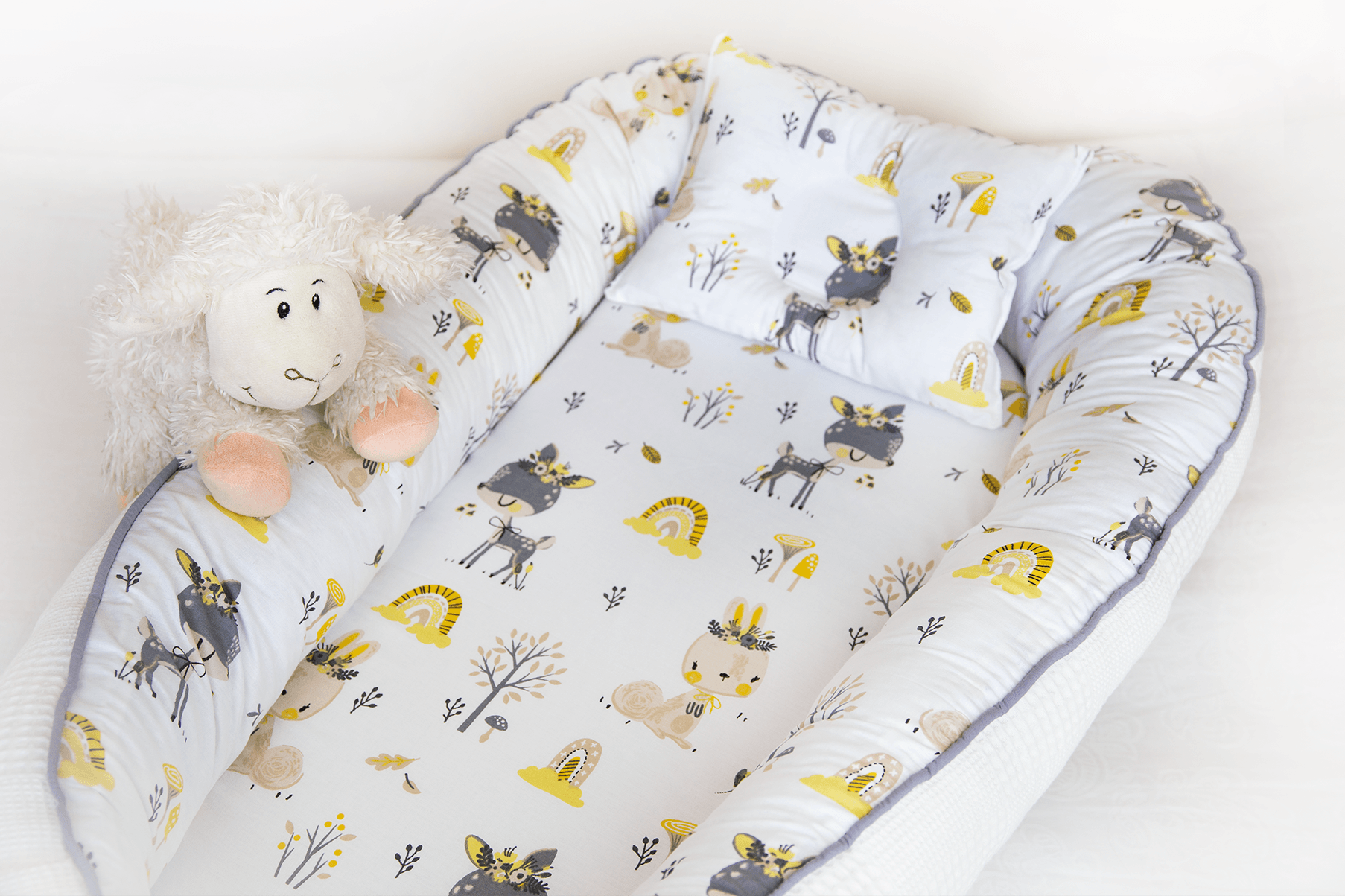 Babynest Fitilli Pikeli Geyikli Model