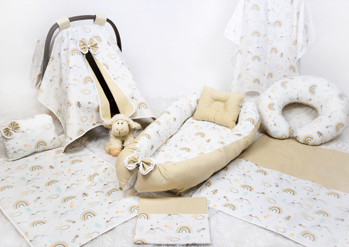 Babynest Full Seti Gökkuşağı