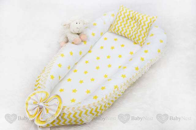 BabyNest Sarı Güpürlü