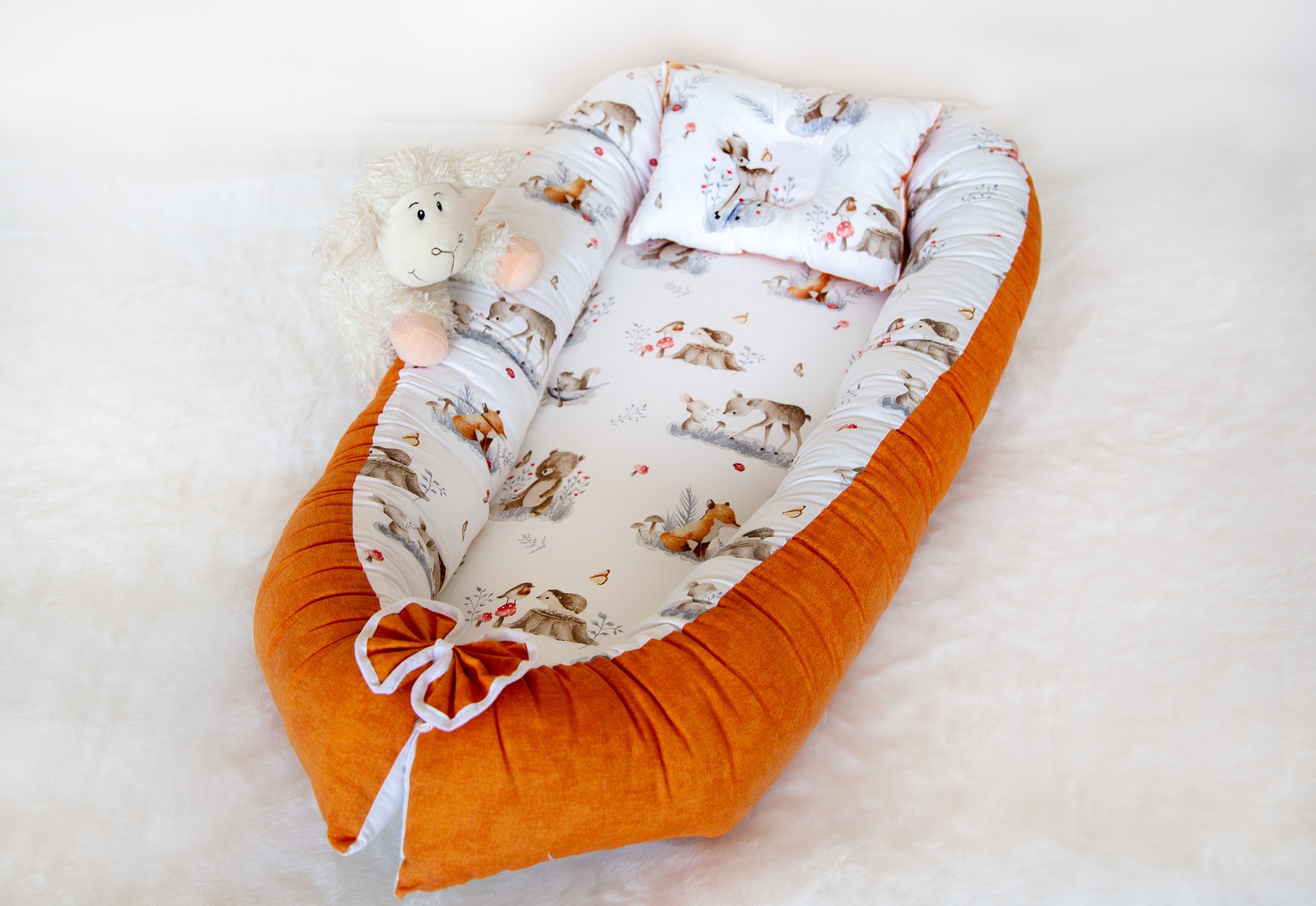 Babynest Geyikli Turuncu