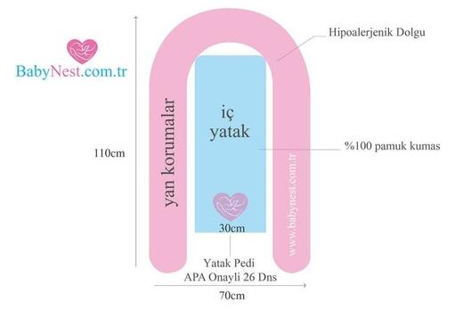 BabyNest Kulaklı Pespembe - Thumbnail