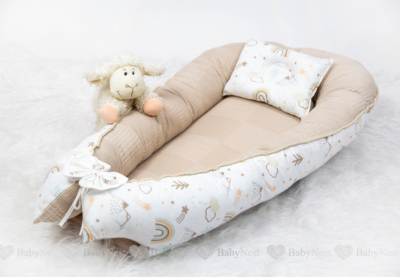 Babynest Fitilli Sütlü Kahve Pike Ve Gökkuşağı