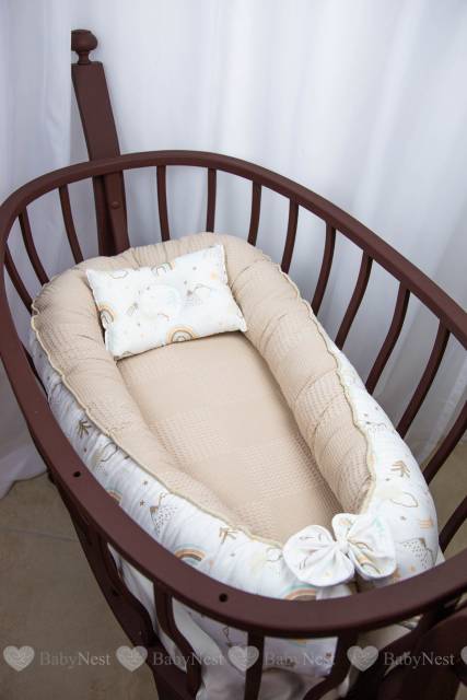 BabyNest Fitilli Sütlü Kahve Pike ve Gökkuşağı