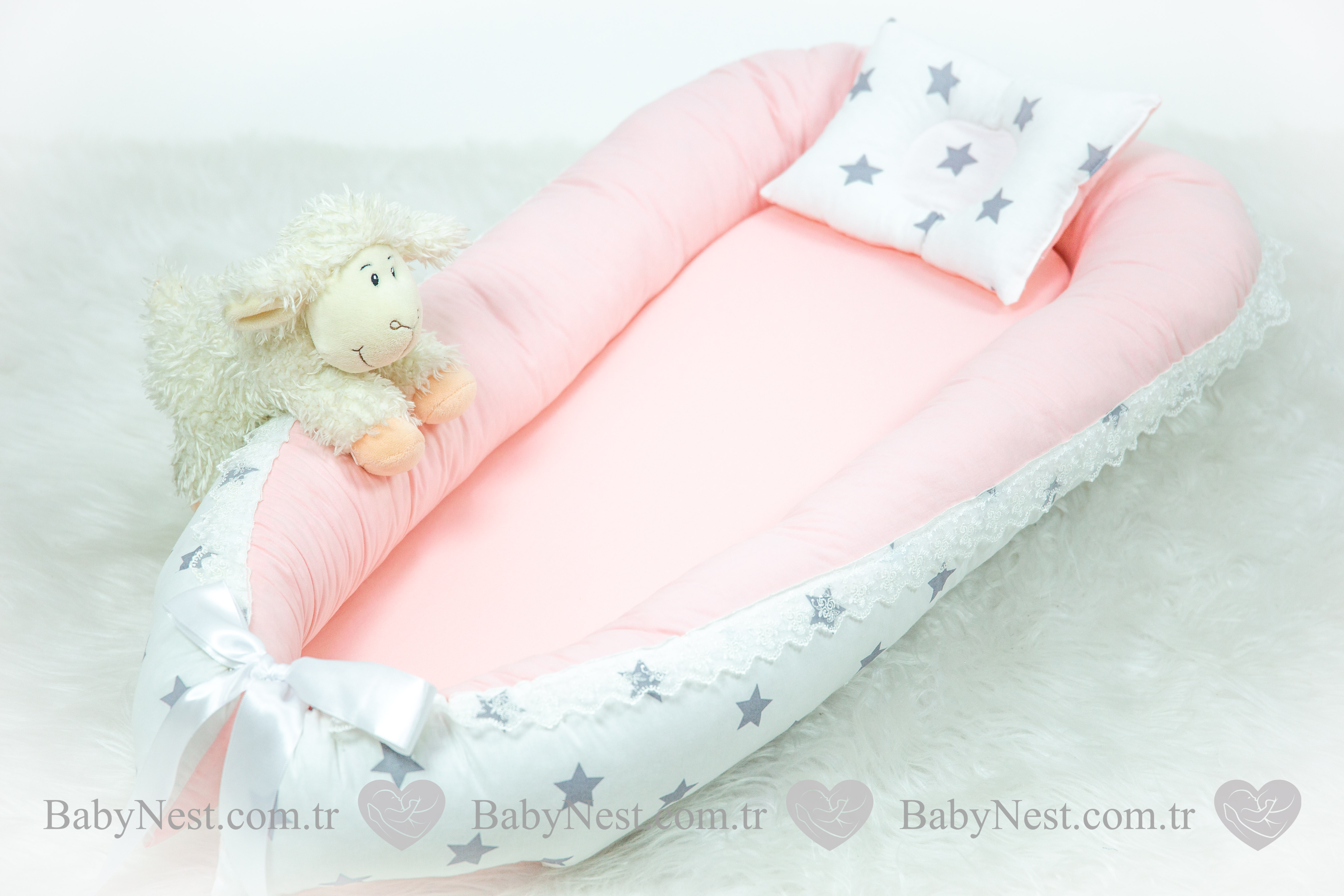 Babynest Yavruağzı Güpürlü
